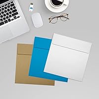 Vista 237 de LUXPaper Sobres de invitación cuadrados Despegar y prensar 8 x 8 pulgadas Natural Texto de 70 libras 50