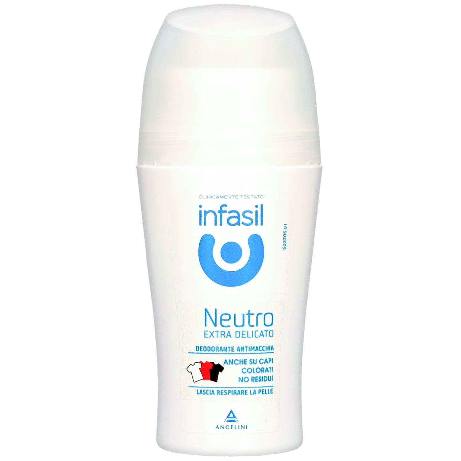 12x Infasil Deo Roll-On Extra Delicato 50 ml – Sanfter Deodorant Roll-On für empfindliche Haut, Lang anhaltender Schutz,+ Italy Shop Service Kostenloser Schlüsselanhänger