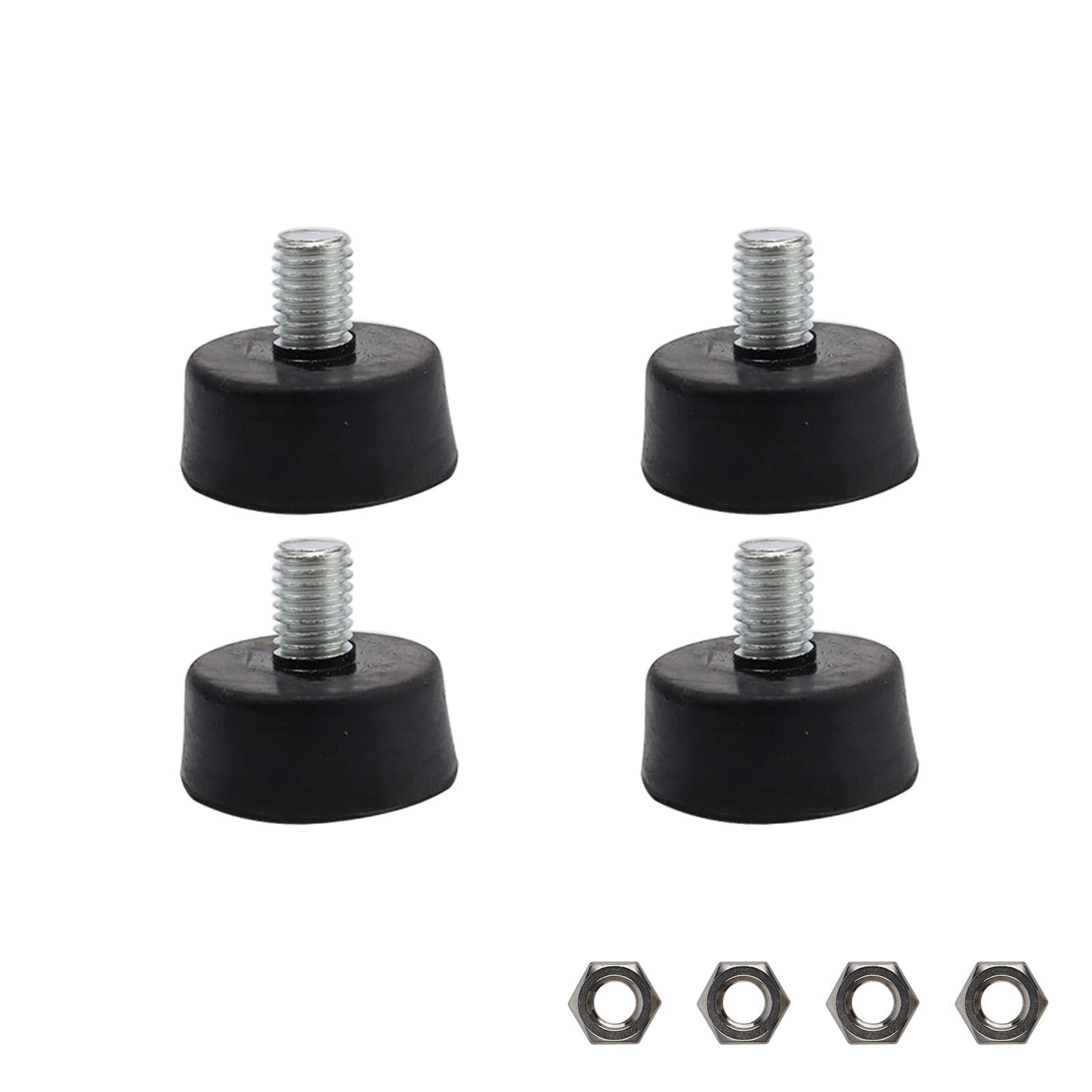 Piedino In Gomma 38 X 25 Rinforzato In Acciaio Adam Hall 4911 Piedini - Foto 4