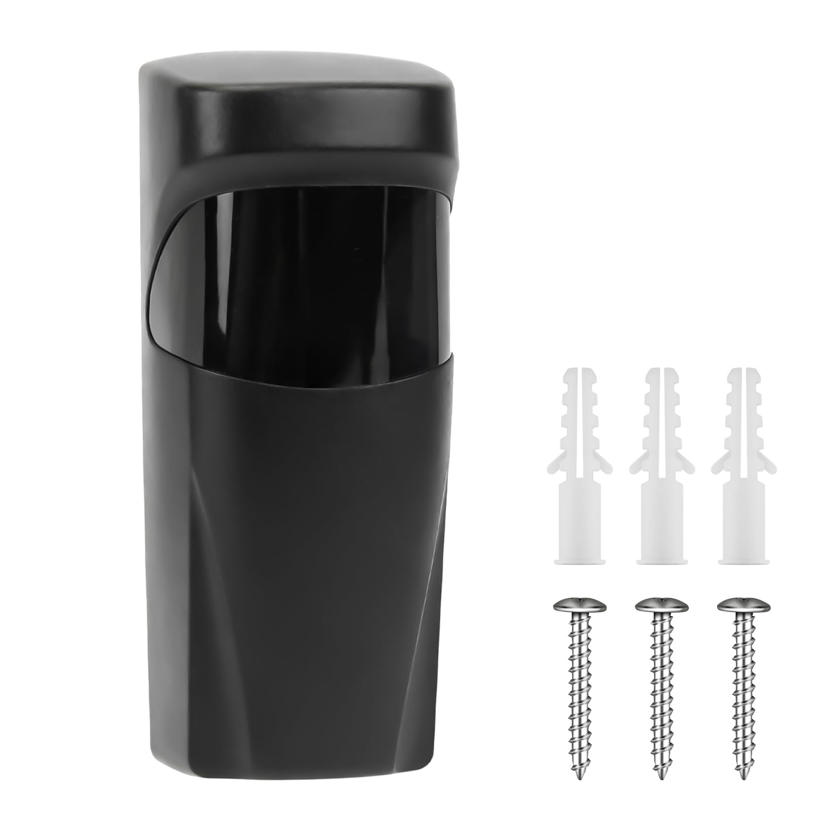 Puerta de garaje con sensor de infrarrojos, AC/DC 12-24V, barrera de luz con alarma, protección electromagnética segura para la seguridad automática de la puerta de garaje, negro