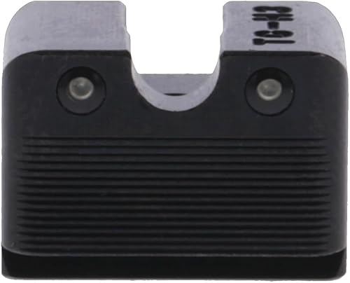 Miniatura 4 de TRUGLO Tritium Pro Night Sights, Compatible with Glock 42/43 MOS Handgun Models | Compact Durable Glow-in-The-Dark Front & Rear Gun Sight Set with