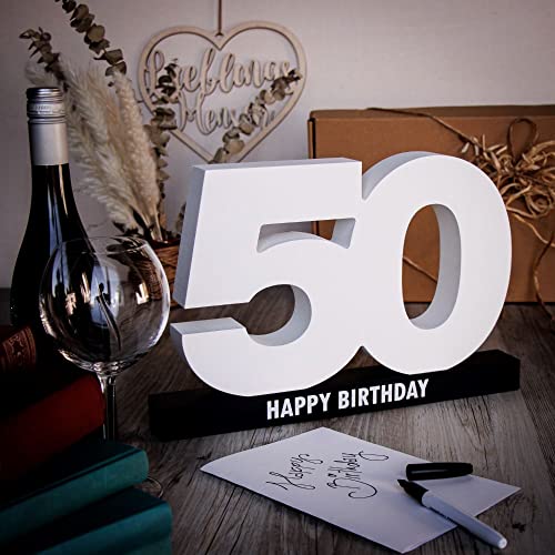 CREOFANT ® Libro degli ospiti XL 50° compleanno ·