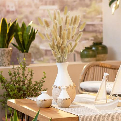 Dried Pampas Grass Decor, 100 Pzs 45cm Natural Dried Flowers miniatura 5