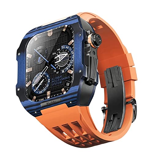 Boîtier en fibre de carbone et bracelet iWatch 45 mm, une idée cadeau technologique unique
