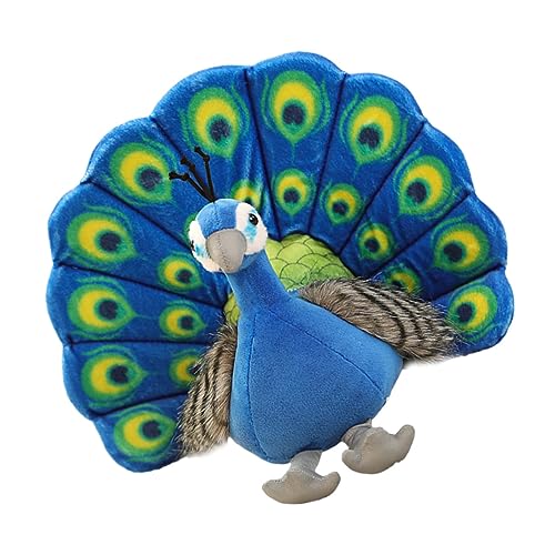 BESTonZON Juguete de Peluche de Pavo Real Toys Encantadora muñeca de Dibujos Animados Juguetes de Peluche de Dibujos Animados Juguete de Pavo Real de Dibujos Animados algodón