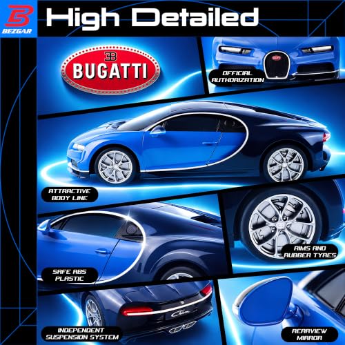 Image of BEZGAR 1:24 Official Licensed Bugatti Chiron Remote Control Car