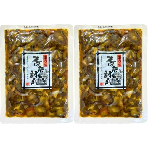 青唐しそ胡瓜150g(2袋) 漬物 漬け物 つけもの 福島県産きゅうり 青唐辛子 こだわりの特製醤油 ご飯のおとも おつまみ