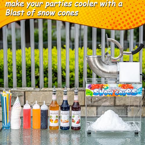 Commercial Snow Cone Machine Stainless