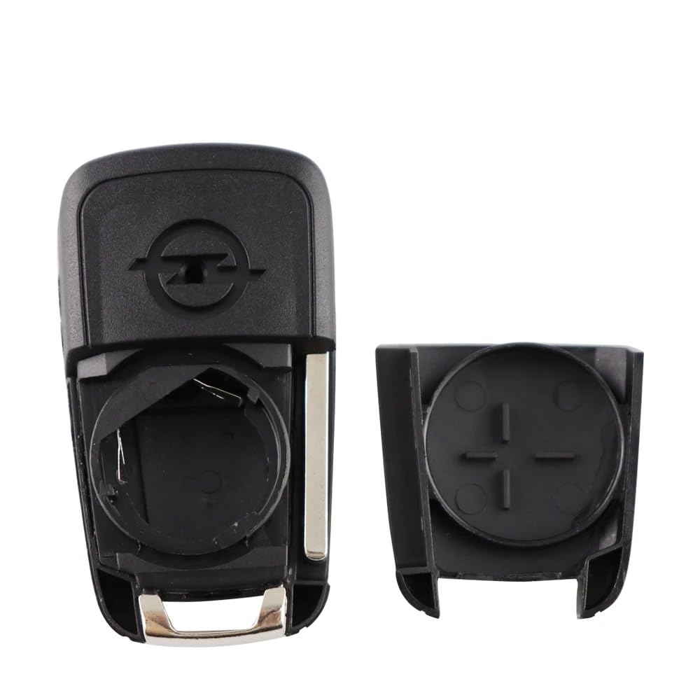 Custodia In Silicone Per Chiave Auto Opel, Vauxhall, Chevrolet | Astra, Insignia, Corsa, Cruze | 2 Pulsanti Con Linea Blu - 3