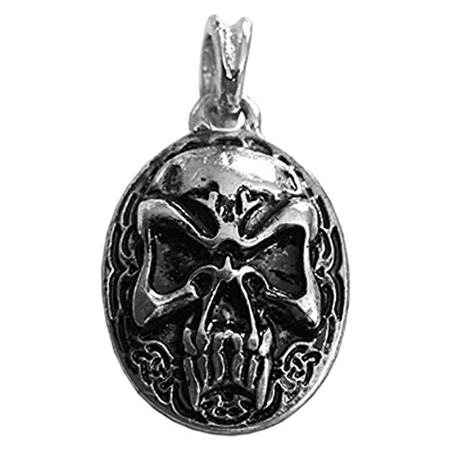 Combiné Tête de Mort Pendentif Argent 925 : Fini les Bijoux qui Ternissent