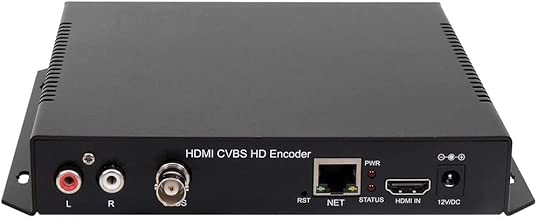 URayCoder MPEG-4 /H.264 AVC HDMI + CVBS/AV/RCA Encoder HD SD Video Audio to IP Encoder IPTV HDMI to RTMP Live Streaming Transmitter H264 with HTTP RTSP RTMP HLS ONVIF Protocol - coolthings.us