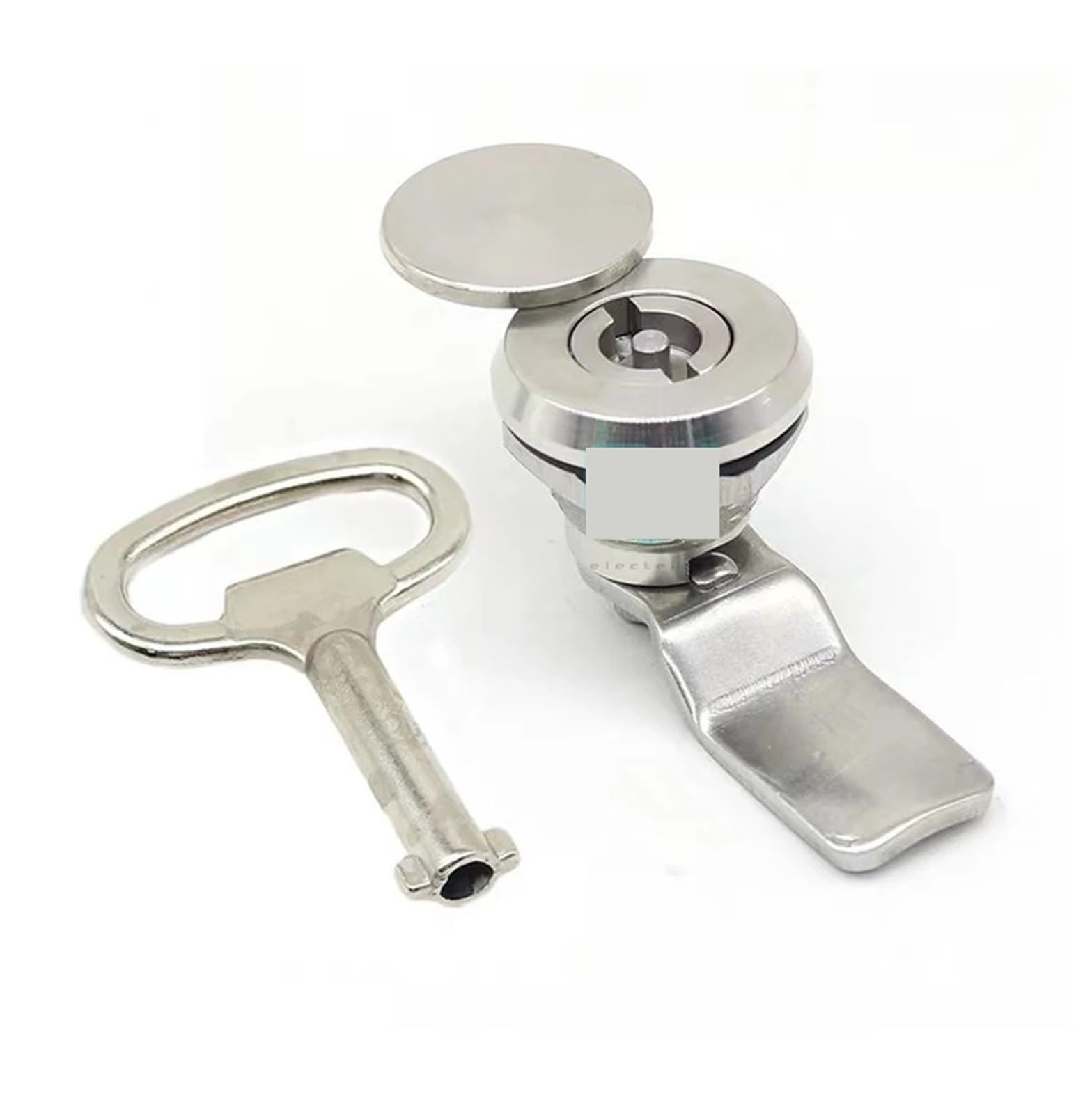 Ntbpeyzvqf Airfoil Lock 304 Stainless Steel Ms705 Triangular Lock Cover Wing Shaped Industrial Distribution Box Tongue Locks 1Pcs(Airfoil Lock)