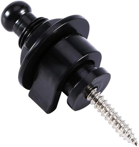 Miniatura 8 de Tbest Cerraduras de correa para guitarra, bloqueo de liberación rápida, 10 unidades por bolsa, correa de guitarra de metal, cerraduras y botones,