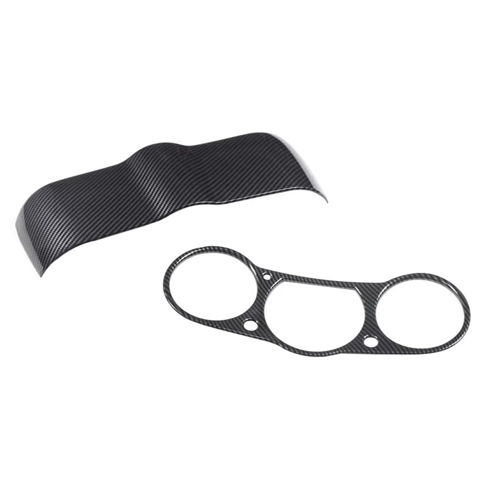 Centre Console Trim for Nissan for 350Z 2003-2006 ABS Carbon Fiber Car Dashboard Tachometer Panel Decorative Cover Sticker Center Console Control Panel Trim