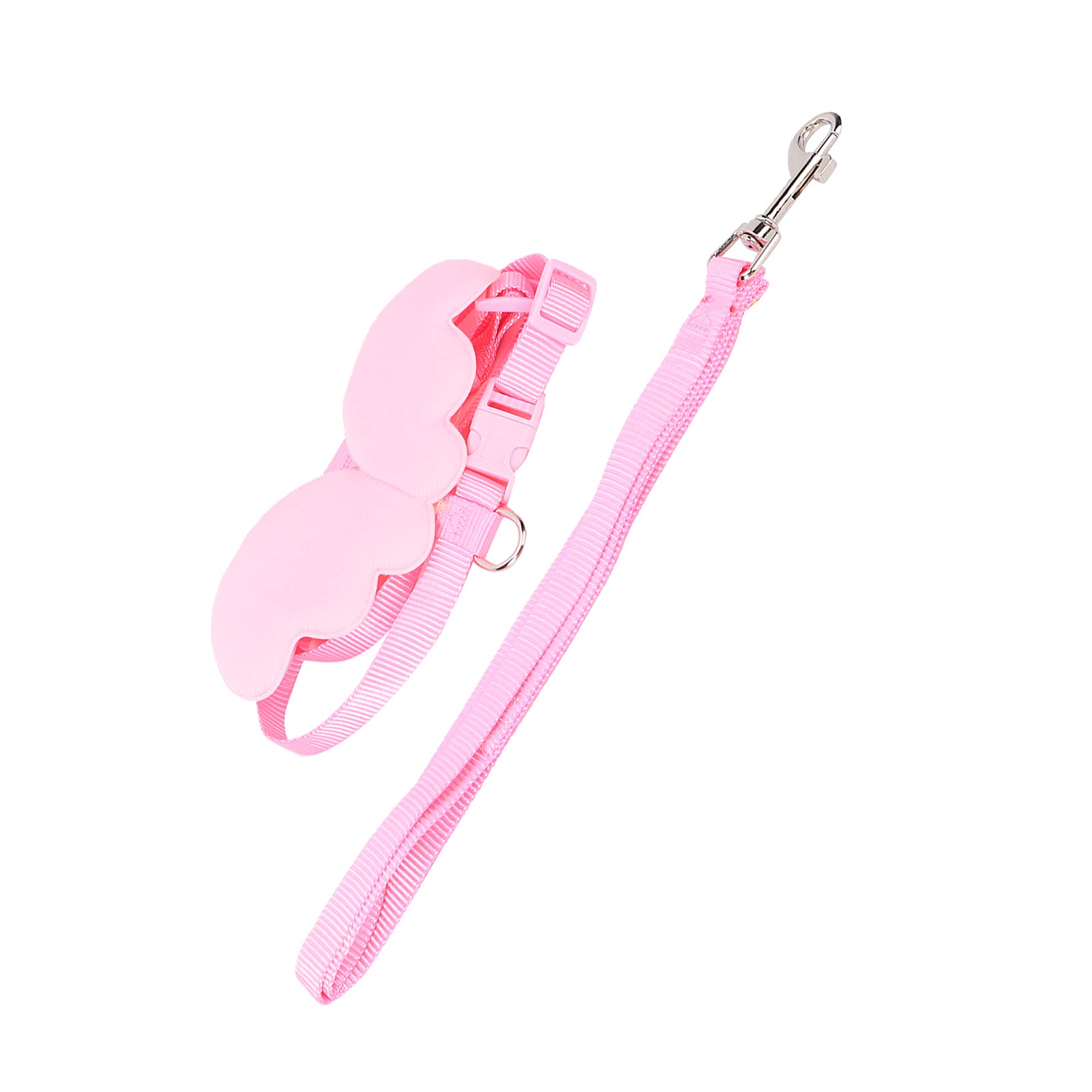 Goose Harness Duck, Leash Outdoor Walking Adjustable Outside Leash, Basic Halter Harnesses for Pet Ducks and ChickensPink S Chickens (M)