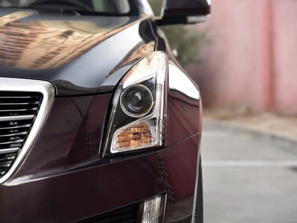 Lente dei Fari per Cadillac ATS ATSL 2014-2017, Faro per Auto Sinistra Destra Sostituzione Cover, 1 Pz,Left-1-pcs