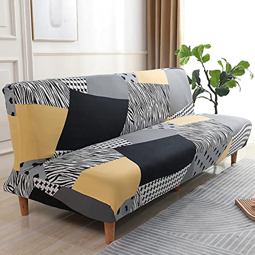 Housse extensible de futon ajustée avec base élastique intégrée - 3