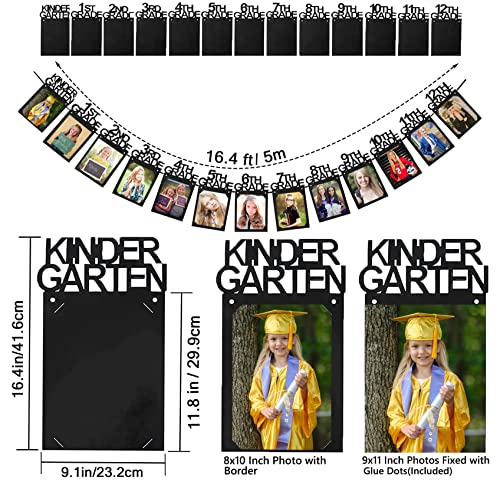 Image of 2026 Graduation Photo Banner 8x10 K-12 Graduation Party Photo Display Graduation Party Decorations Personalized Graduation Announcements Banner for High School College Graduation Party Supplies TD112