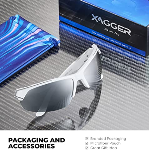 Image of Polarized Sport Sunglasses for Men Women Wrap Around UV400 Running Baseball Softball Fishing Driving Glasses