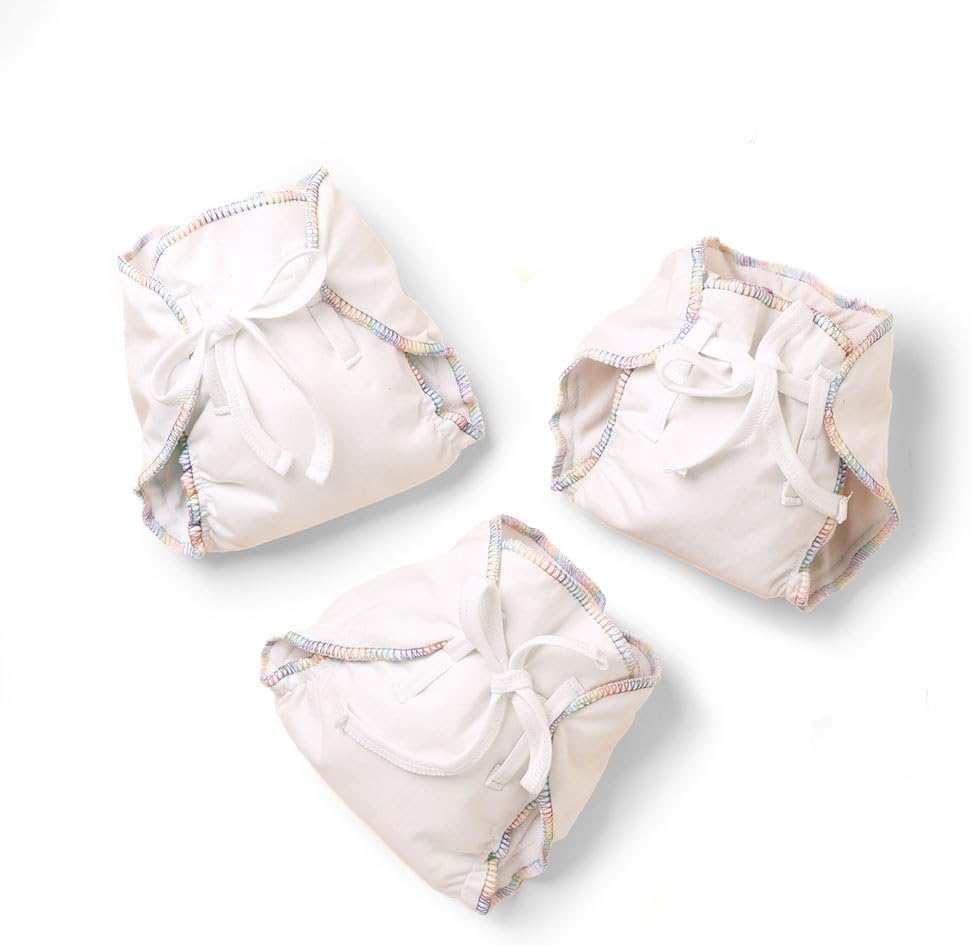 SuperBottoms DryFeel Baby Langot 0-6 months l Organic Cotton Modern Baby Nappy l Mess-free Langot with Gentle Elastics l Super DryFeel Top Layer l Diaper-free Time Essential | 3 Pack