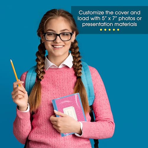 Petits carnets en polyéthylène avec pochettes transparentes et vue avant - 6