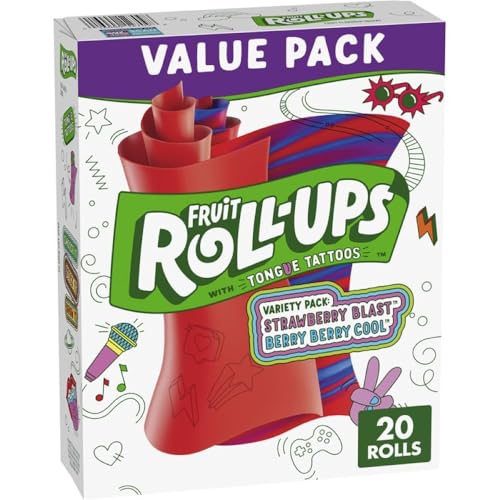 BETTY CROCKER FRUIT ROLL UPS VARIETY PACK...