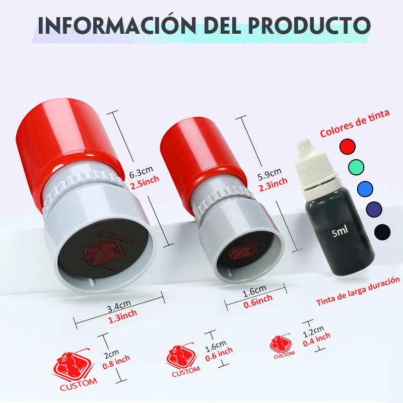 Personalizado Sello de Bola de Golf con Tinta de Secado rápido Duradera