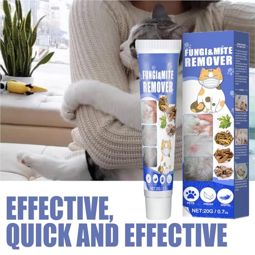 KOAHDE Haustier-Milben-Repellent-Creme,Haustier-Milben-Repellent-Creme,Grasmilben Sparset für Hunde,Anti Milben für Hund,Hautpflege Milben Hund Grasmilben Bekämpfen,Pet Mite Repellent Cream