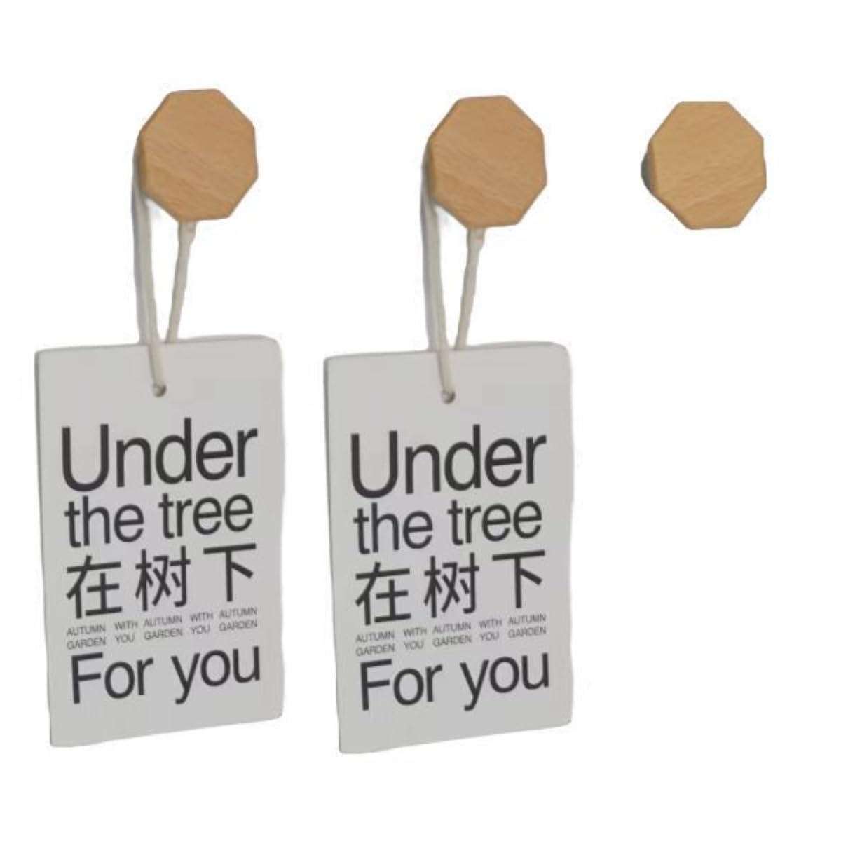 3Pcs Heavy Duty Organization Magnetic Coat Hooks, Versatile Elegant Wooden Hooks to Hang Tools, Backpack, Umbrella, Garden Hoses Ropes, Kitchenware in Warehouses, Cruise (Beech-A)