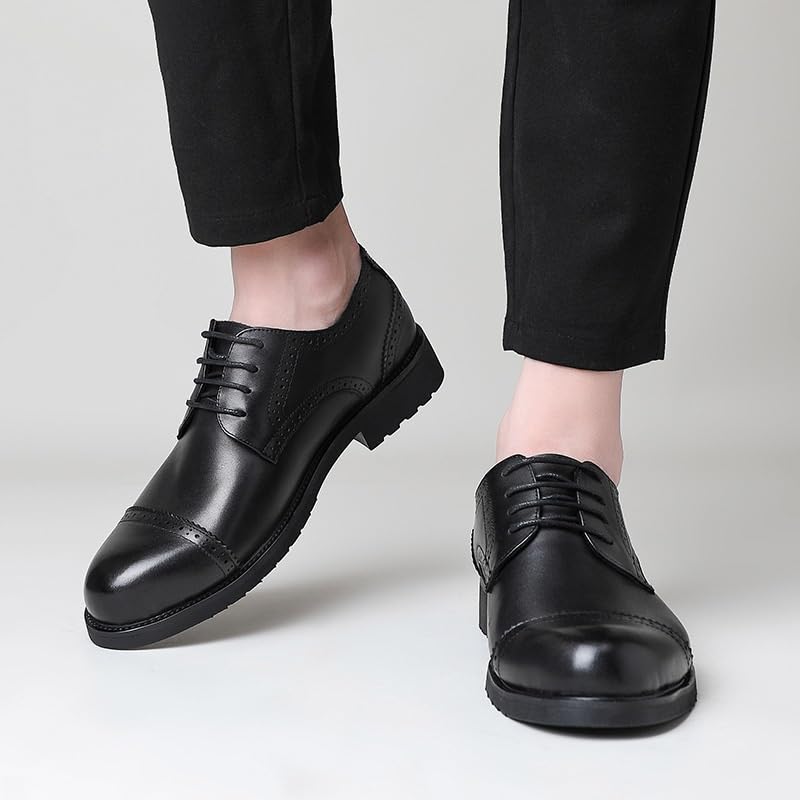 Men's Lightweight Formal Shoes Comfortable Men's Oxford Shoes Cushioned Insole & Shock Absorbing Technology2