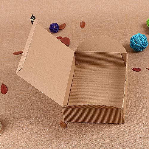 Chilly Treat Gift Boxes, Set of 10 Bakery Boxes Decorative Cupcake Cookies Chocolate Boxes, 37 Stickers Included
