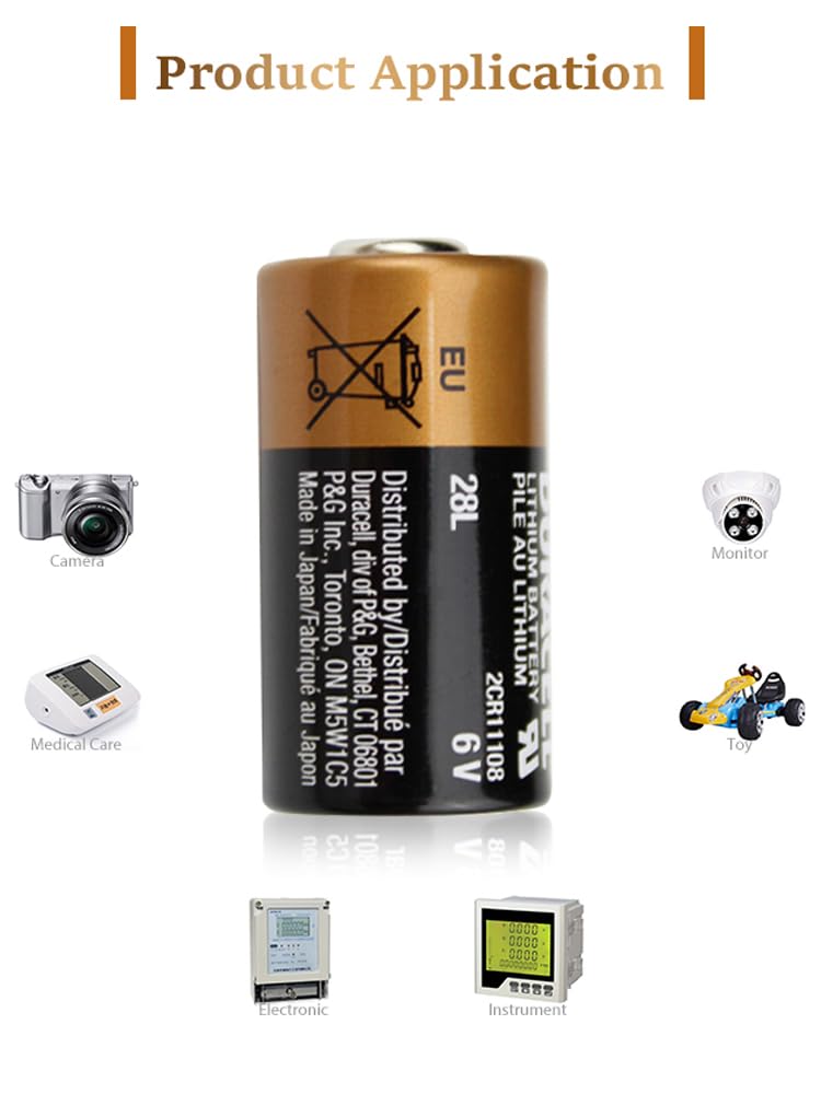 2 Stück 2CR11108 PX28LBKS Batterien – 6V Lithium, Für Leica M6, M7, F-1 Kameras – Original-Ersatz