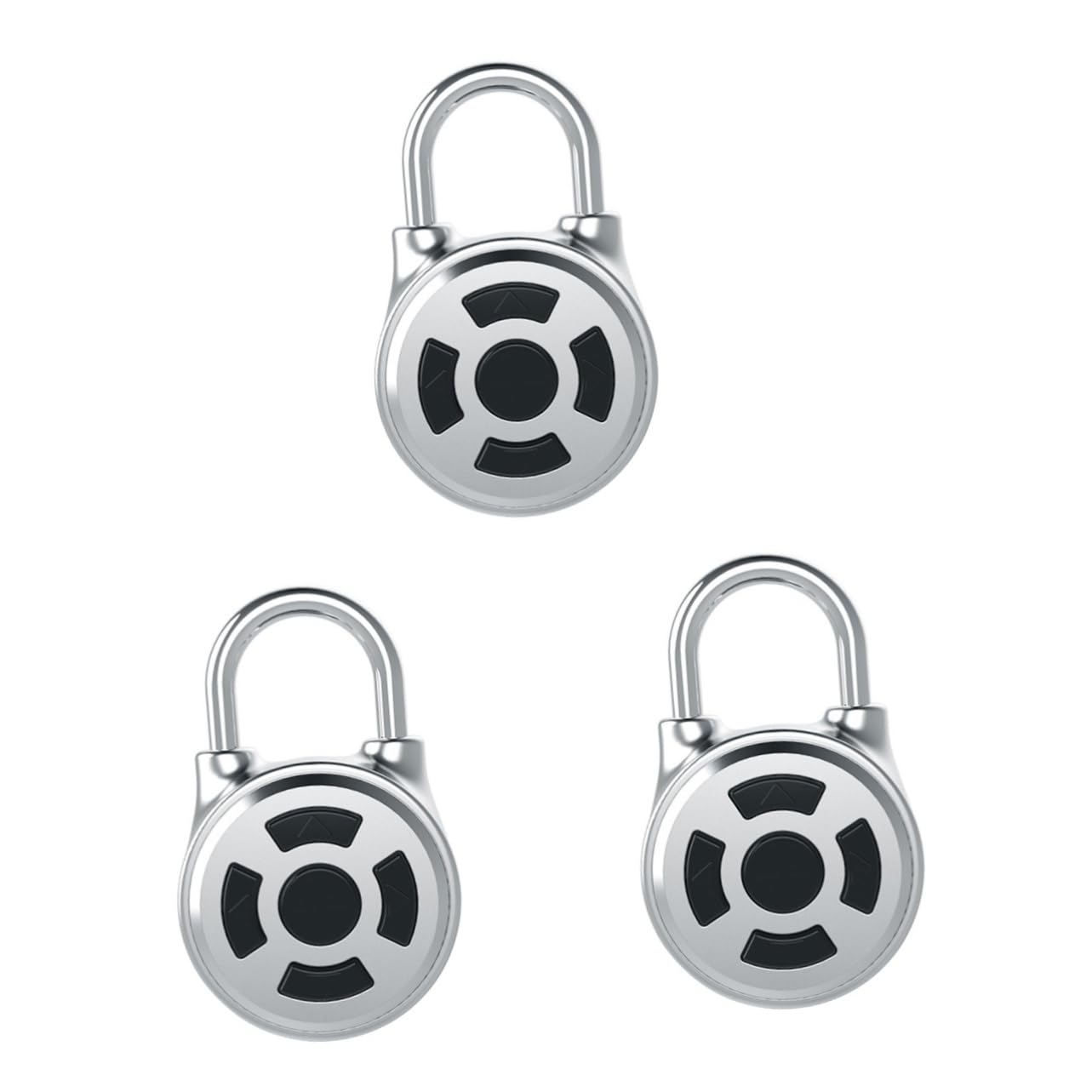 POPETPOP 3 Pièces Cadenas Intelligent sans Clé pour Valises Casier de Gym Déverrouillage à Distance par Application Mobile Design Élégant Aux Intempéries