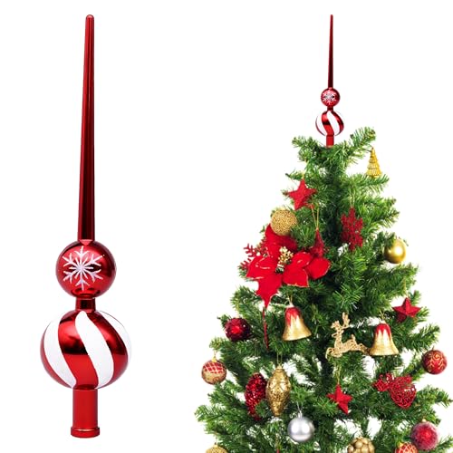 Christbaumspitze Stern Weihnachtsbaumspitze Rot Weihnachtsbaum Spitze...