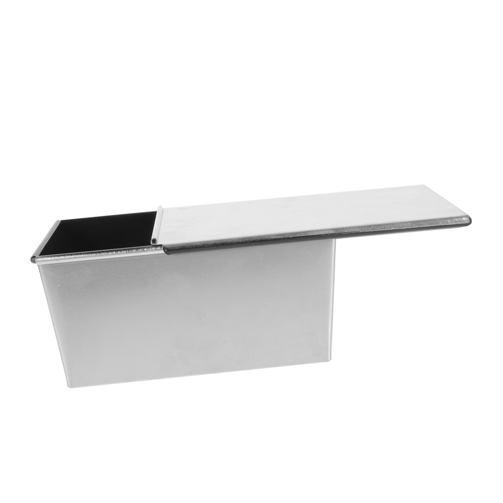 Mikinona Moule à Pain Antiadhésif Moule à Toast Aluminium Avec Couvercle Pour Cuisson Stable