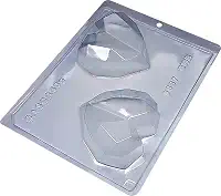 BWB Mold de Chocolate Coração Lapidado 200g 9837 Chocolate