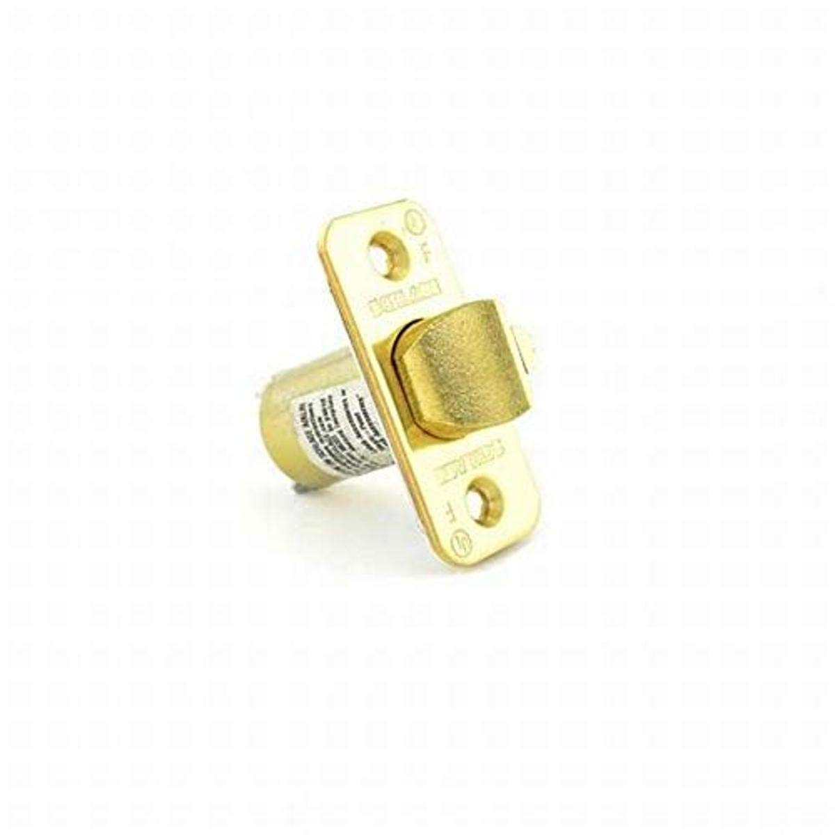 Schlage Commercial 11088605 A Series Radius Corner Dead Latch with 2-3/8" Backset with 1" Face Bright Brass Finish