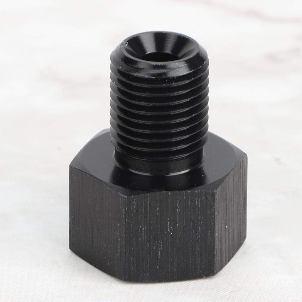 Adattatore NPT femmina 1/8 pollici adattatore Flare M10x1.0 per indicatore pressione olio riduttore maschio nero
