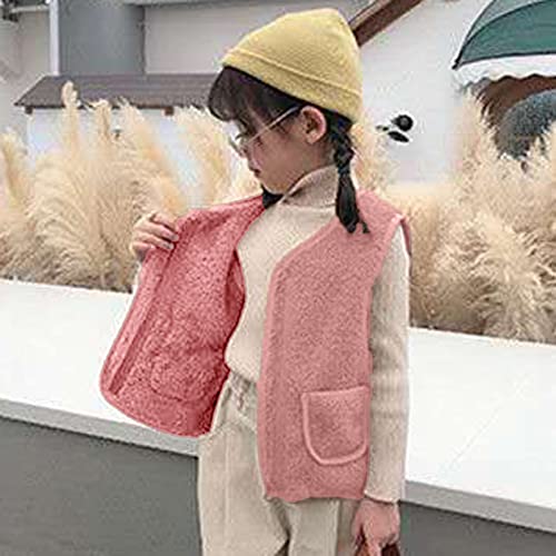 Toddler Children Girls Boys Solid Warm Thick Spring Winter Sleeveless Vest Clothes Coat 3t Girls Clothes Fall/Winter4