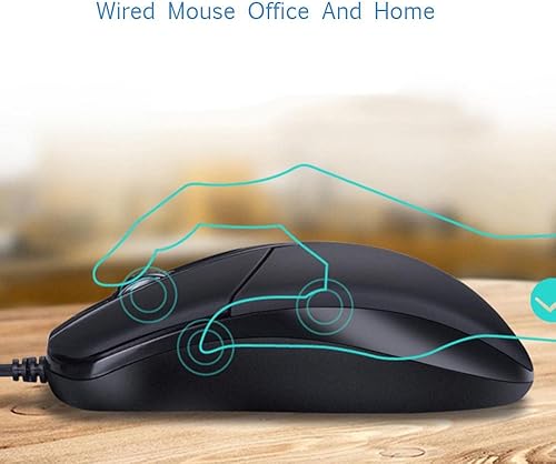 Miniatura 3 de Paquete de 3 alfombrillas para mouse de viaje, color negro, pequeño, delgado, simple, liso, para mouse USB o inalámbrico, oficina, hogar, escuela,