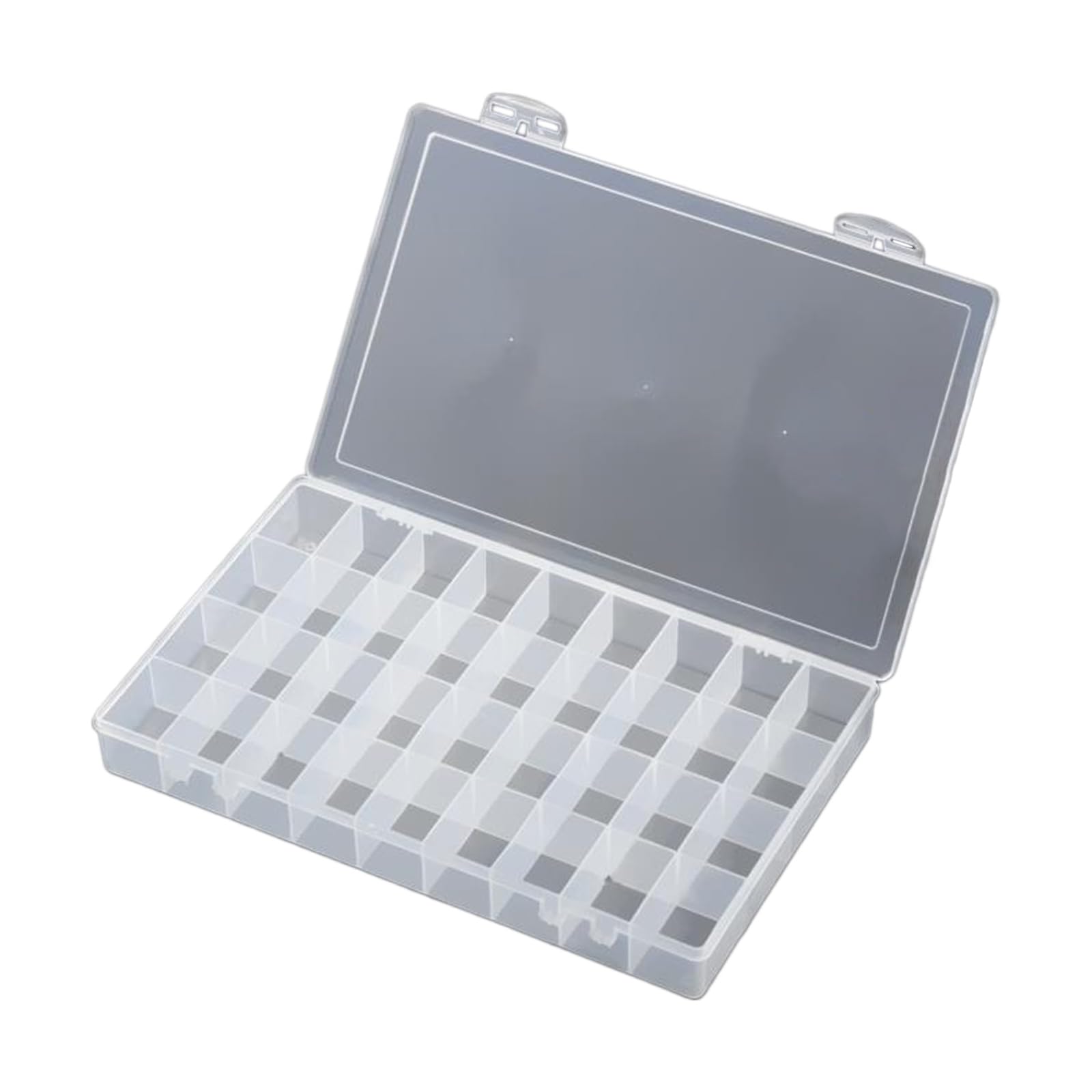 SHYYOULQE 24 36 48 Grids Paint Case Storage Container Stackable Clear Organiser Case Beads Box Jewelry Box Jewelry Organiser