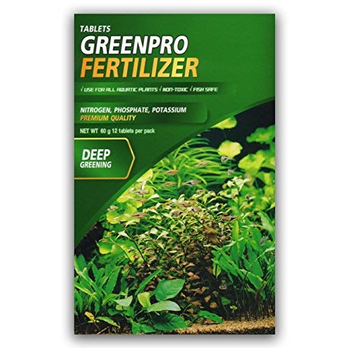 Greenpro Root Tabs Fertilizer Tablets 12 Count Suit for Aquatic, Aquarium, Pond, Water Gardening, Plants Tank