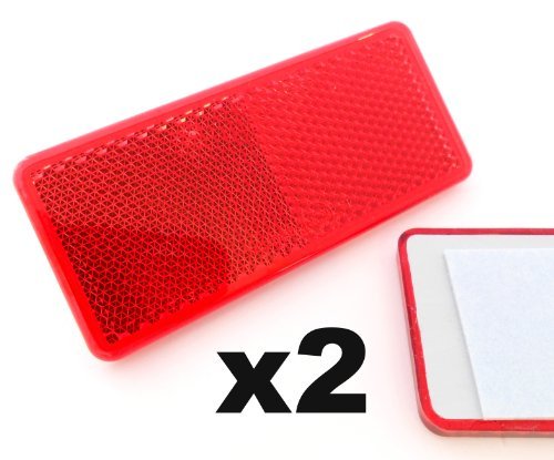 Plastic Reflectors - Set da 2 catarifrangenti