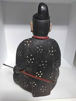 Amazon.co.jp: 天神 木彫 菅原道真 像 菅公 置物 太宰府天満宮