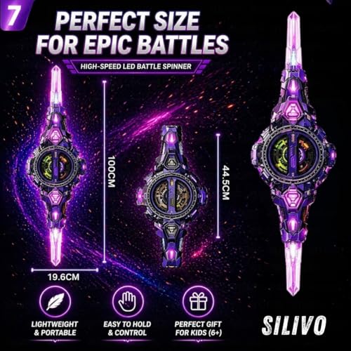 Image of Retractable Rechargeable LED Spark Sword, Double-Edged Spinning Sword, 7-Color Light Blade with Sound FX, Anime-Inspired Double Headed Katana for Roleplay, Telescopic Expandable Light Swords Toy