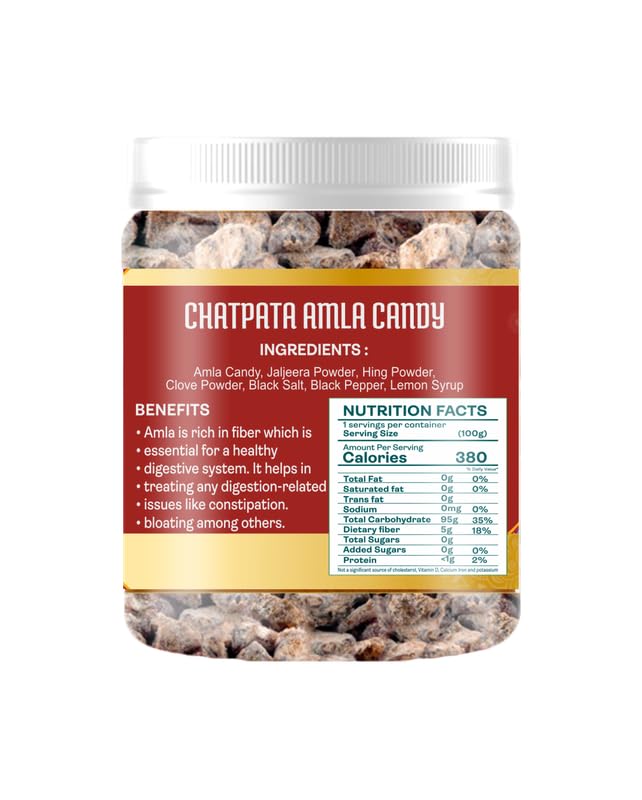 Image of Vilaas Chatpata Amla Candy 300 Gm | 100% Natural Dry Amla Candy | Rich in VitaminC | BoostDigestion