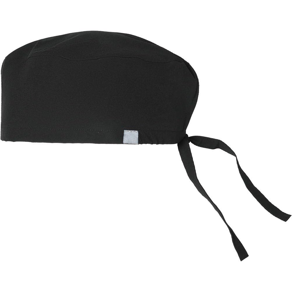 Sslvya Scrub Cap for Men Women, Lightweight Breathable No-slip Working Cap Unisex Surgical Hat with Adjustable Tie-back