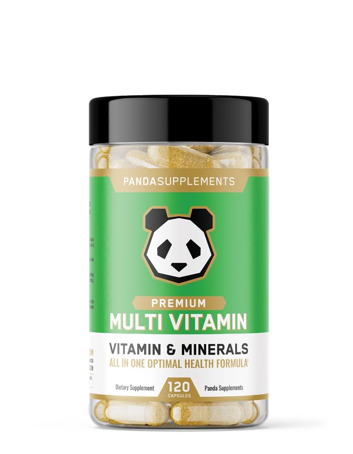 Underground Bio Labs: Panda Supplements Premium Multi Vitamin: All in One Optimal Health Formula (120 Capsules)