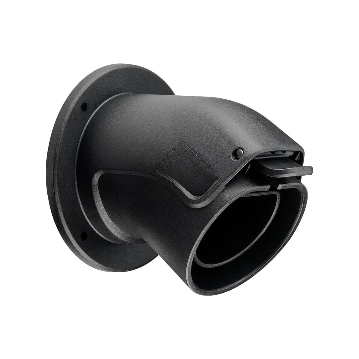 goobay 61142 Soporte de Pared Tipo 2 Cable de Carga para vehículos eléctricos/Soporte en ángulo para Cables EV/Organizador de Cables/Soporte de Cable para Enchufe de Carga