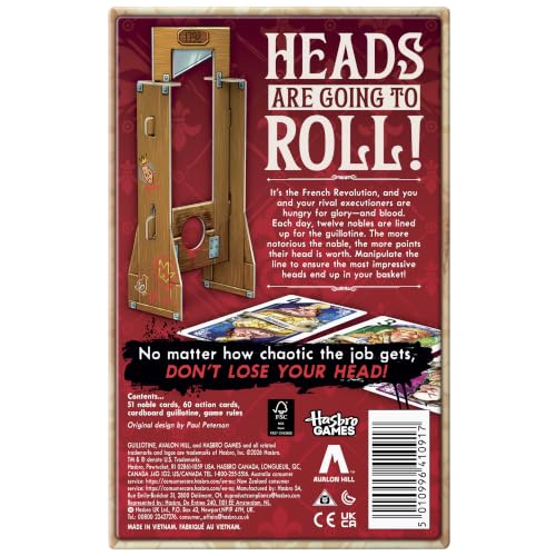 Guillotine Card Game | Easy to Learn and Fun Games for Teens and Adults | 20 Mins. | 2 to 5 Players | Ages 12+ | Family Travel Games - image 2
